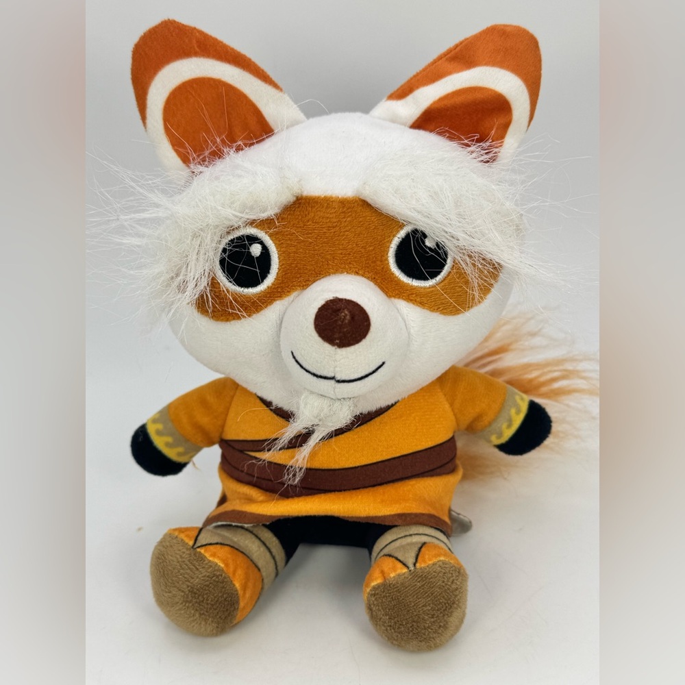 Kung Fu Panda Master SHIFU Plush Raccoon Dreamworks Toy Factory 6”